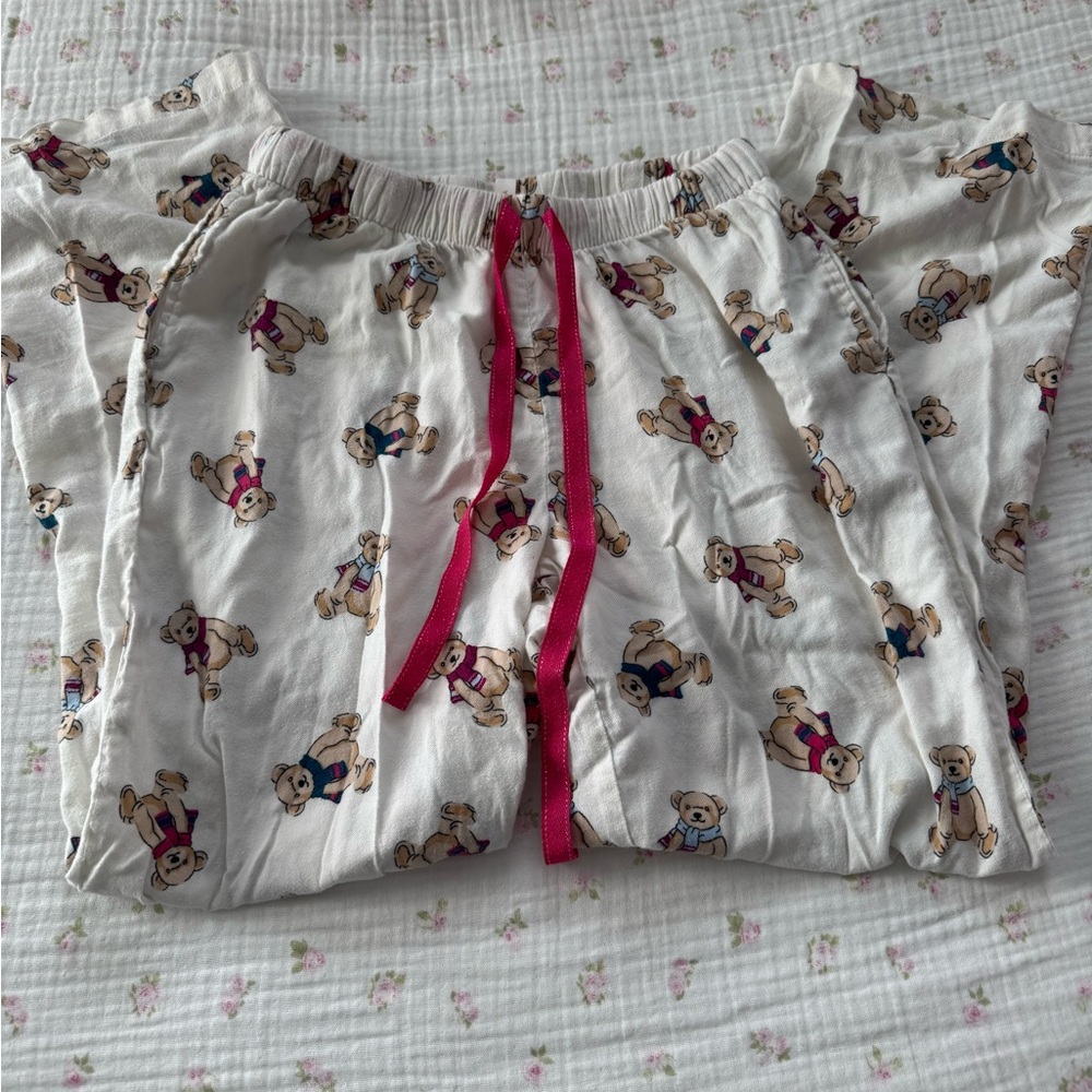 Adorable Bear Print Pajamas